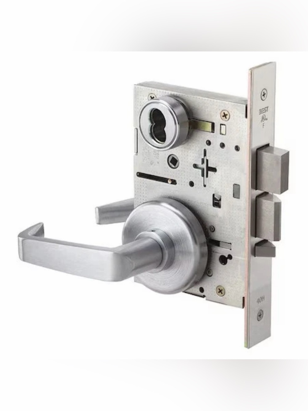 Best 45H7d15h626 Mortise Lockset, Lever, 40H Rose, Ser. 40H, Grd. 1, Storeroom